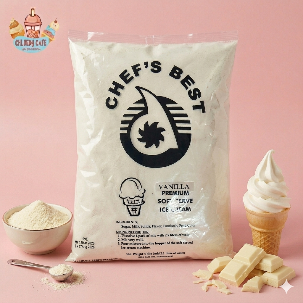 Chef's Best Soft Serve Ice Cream Powder (1kg Pack)